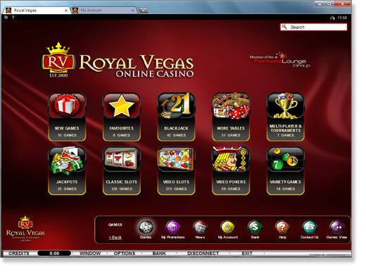 Royal Vegas Full Casino Suite Download