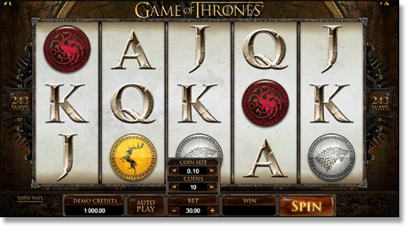 Play Game of Thrones - online slot 243 Ways