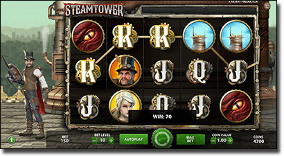 Play Steam Tower for real money online now