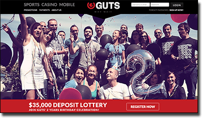 Win $35,000 in Guts Casino second birthday prize giveaway