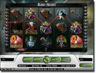 Blood Suckers Halloween pokies game online