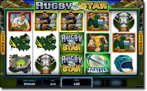 Rugby Star - new online sports pokies