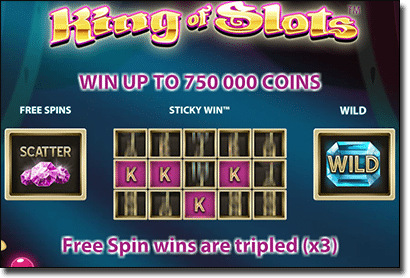 Play King of Slots online pokies at Guts Casino