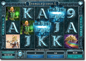 Thunderstruck II online pokies by Microgaming