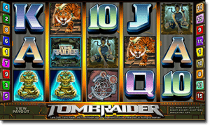 Tomb Raider online pokies by Microgaming