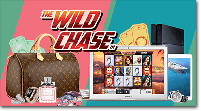 Wild Chase pokies promotion at Guts.com