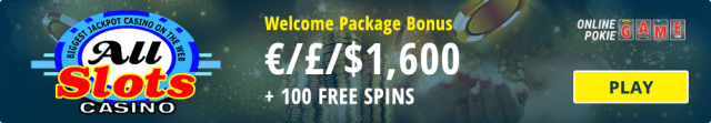 All Slots Casino welcome bonus