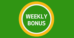 100% bonus match up to $150 every week