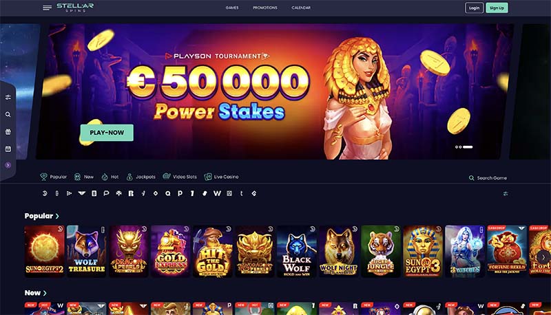 Stellar Spins Casino pokies review