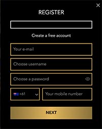 How to register with WildCardCity Casino