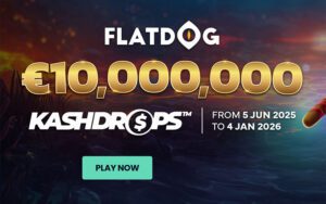 Flatdog Kash Drops pokies promotion