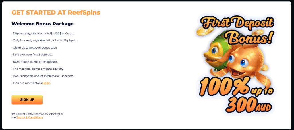 ReefSpins Promo